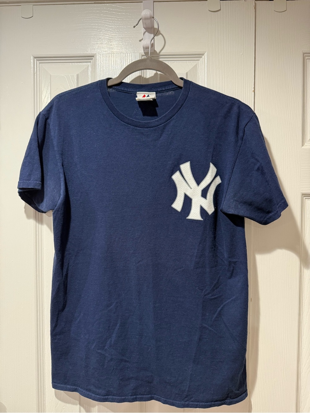 Majestic Navy Short Sleeve Tee- New York Yankees Aaron Judge